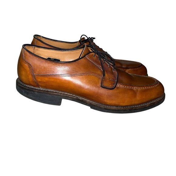 Allen Edmonds Oxford Shoes Men\'s 10 D Brown Leather Dress Used *No Insoles main image 12